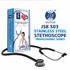 professional stainless steel stethoscope for doctors jsb s03