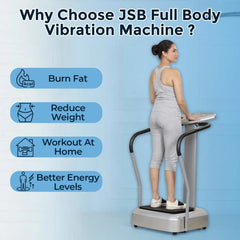 Crazy Fit Massager Full Body Vibration Machine Workout for Home & Gym - 99 Speed Levels - Suitable for All Ages - for Weight Loss & Calorie Burning JSB HF14