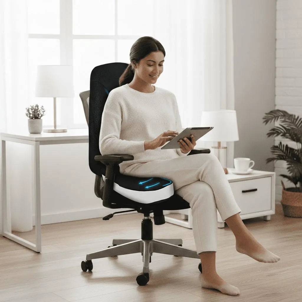 Spine Support Pillow Combo : Coccyx Pillow & Back Rest