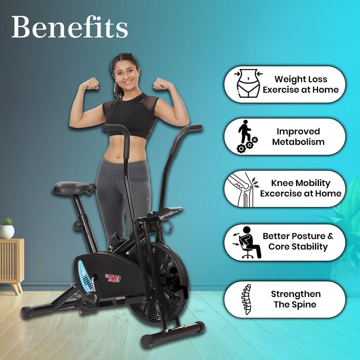 Benefits of Exercise Cycle Air Bike for Home