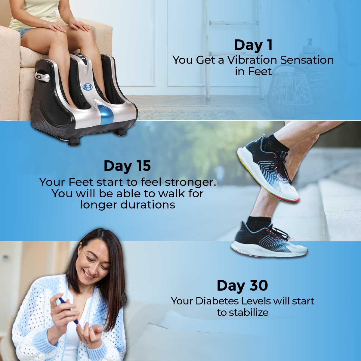 can full leg massage machine help reduce leg pain with jsb hf05