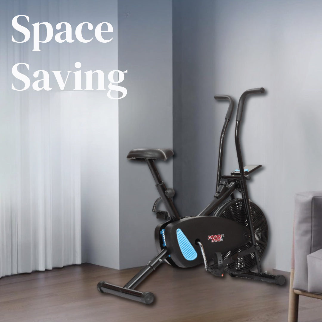Space Saving Exercise Cycle Air Bike for Home Workout JSB HF175