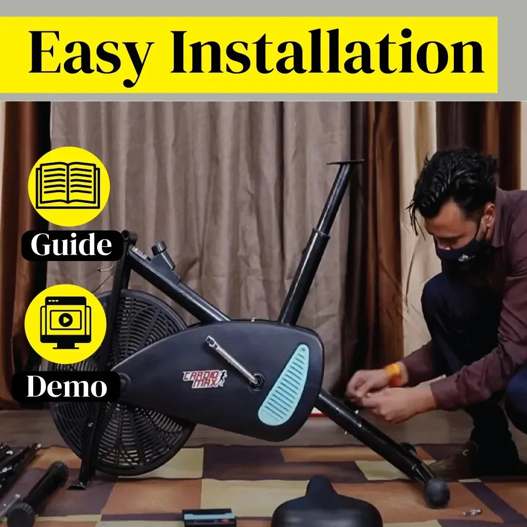 Exercise Cycle Air Bike For Knee Joint Mobility Weight Loss