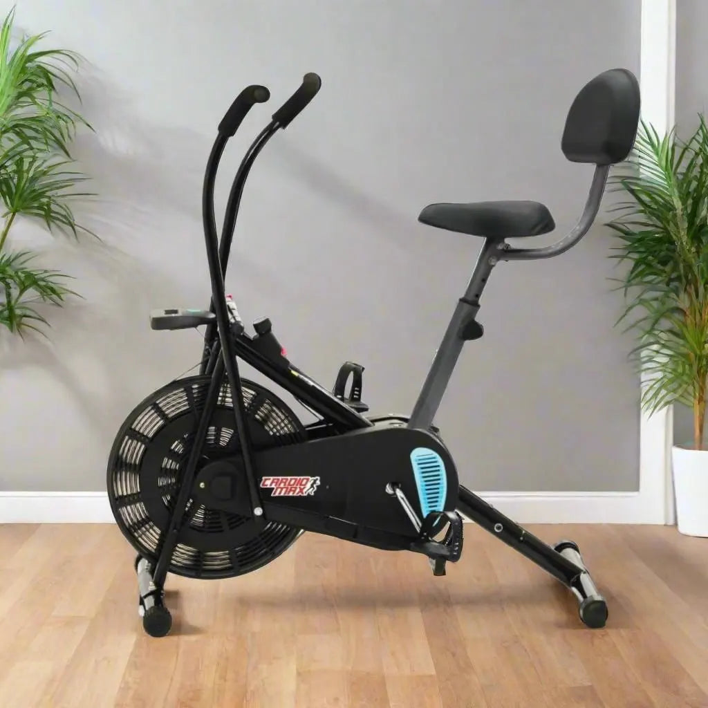 Exercise Cycle Air Bike for Home Knee Mobility Fitness Bike Weight Loss Workout for Full Body Max User Weight 110KG Easy Installation JSB HF175