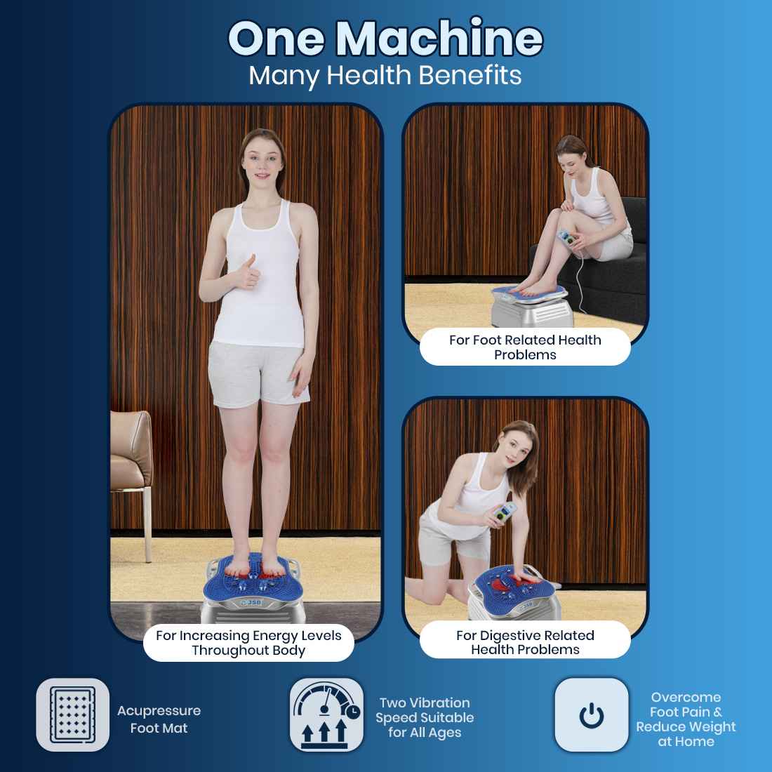 Healthcare Machine Body Vibration Machine Heavy Duty Blood Circulation Machine JSB HF70