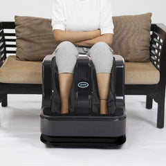 Leg Massage Machine for Foot, Ankle & Calf with Kneading, Soothing Warmth & Reflexology Rollers JSB HF04 Pro