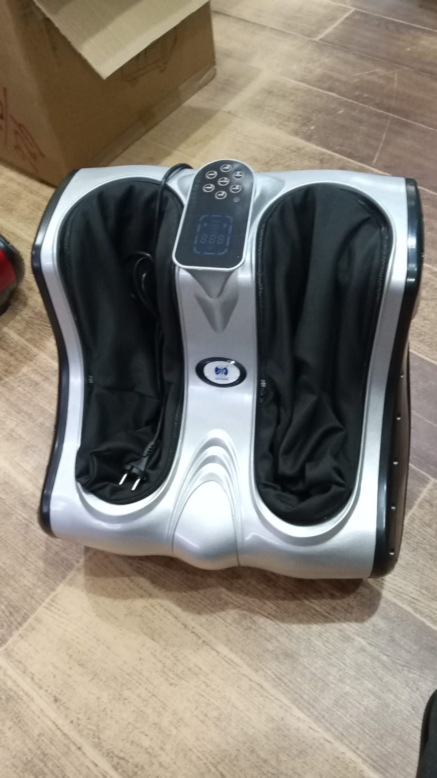 Calf Massager Machine for Elderly Foot Pain Relief, Varicose Veins, Diabetic Foot Electric Leg Massager Improving Blood Circulation with Roller, Kneading, Vibration and Heat JSB HF04 Pro