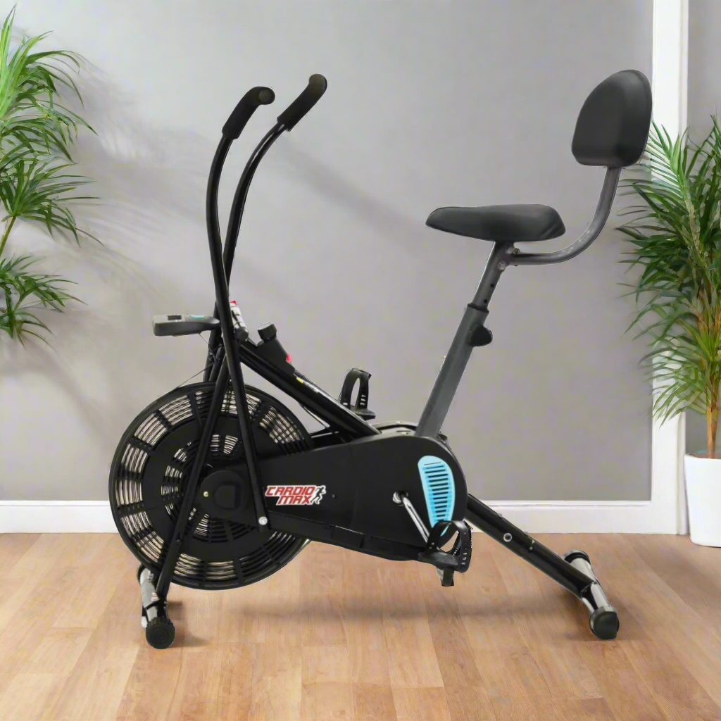 Exercise Cycle Air Bike for Home Knee Mobility Fitness Bike Weight Loss Workout for Full Body Max User Weight 110KG Easy Installation JSB HF175