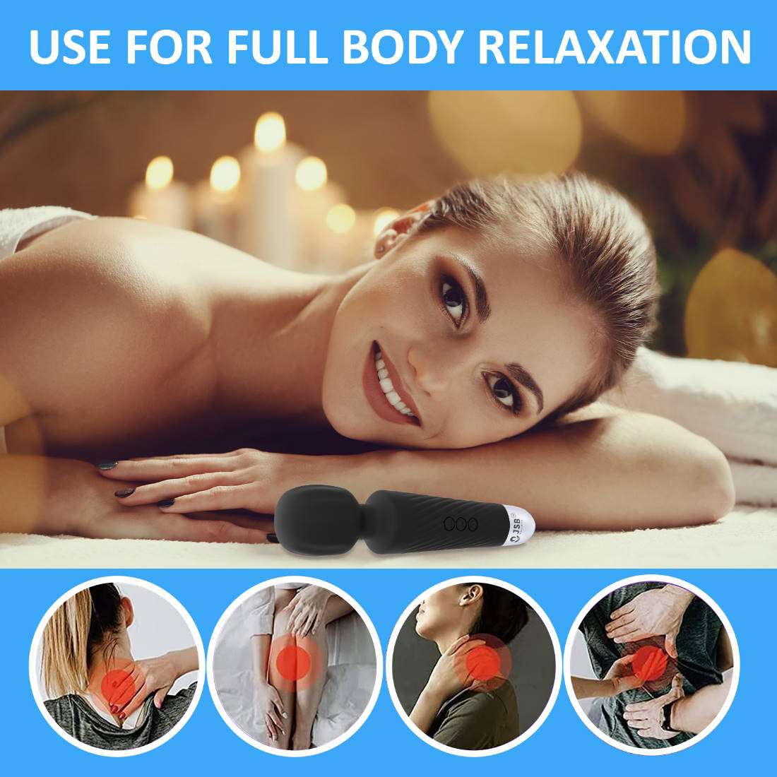 Stream Pro Cordless Full Body Massager Machine