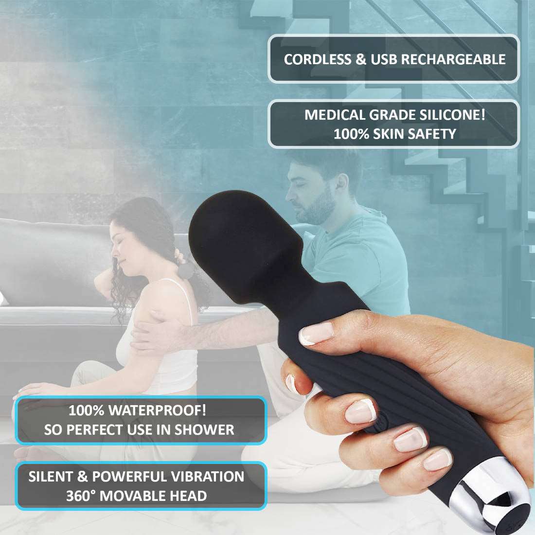 Massage Wand Personal Body Massager India | Buy JSB HF56 Pro Online Massage Wand Personal Body Massager India | Buy JSB HF56 Pro Online