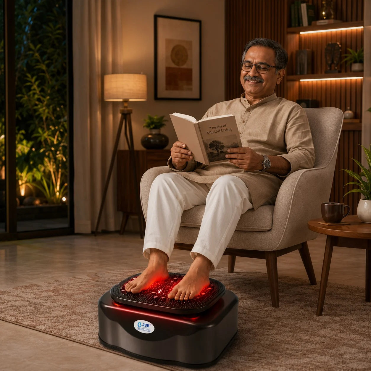 how to cure blood sugar at home with Blood Circulation Machine with Acupressure Massager
