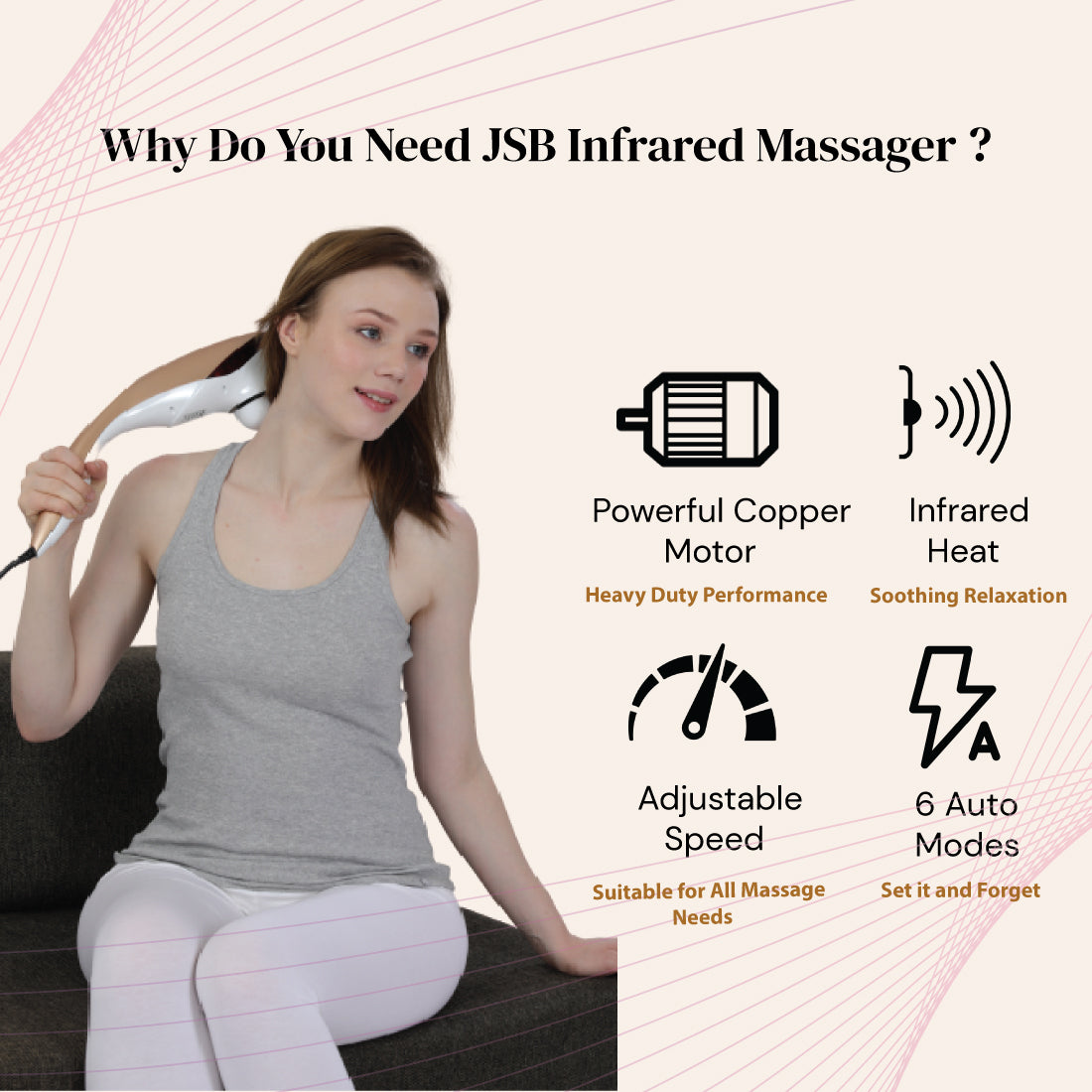Massage Vibration Machine JSB HF139 features
