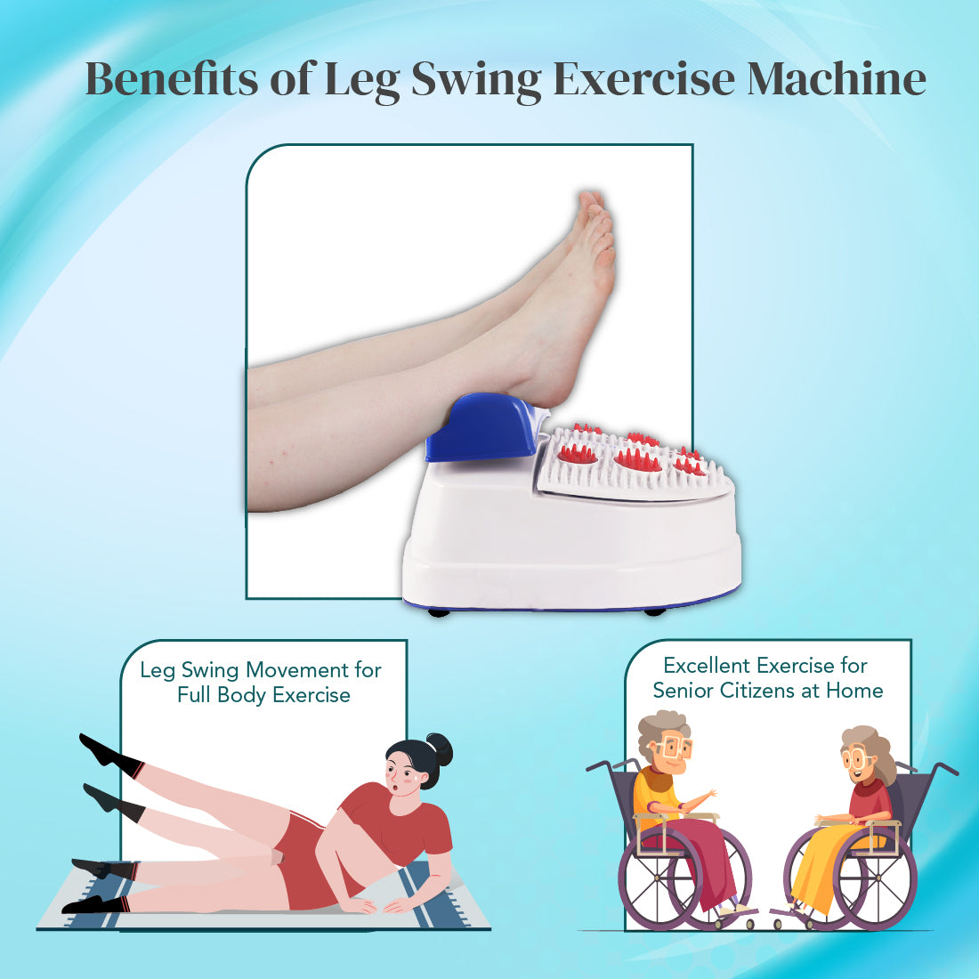 leg swing exercise machine jsb hf02 at home