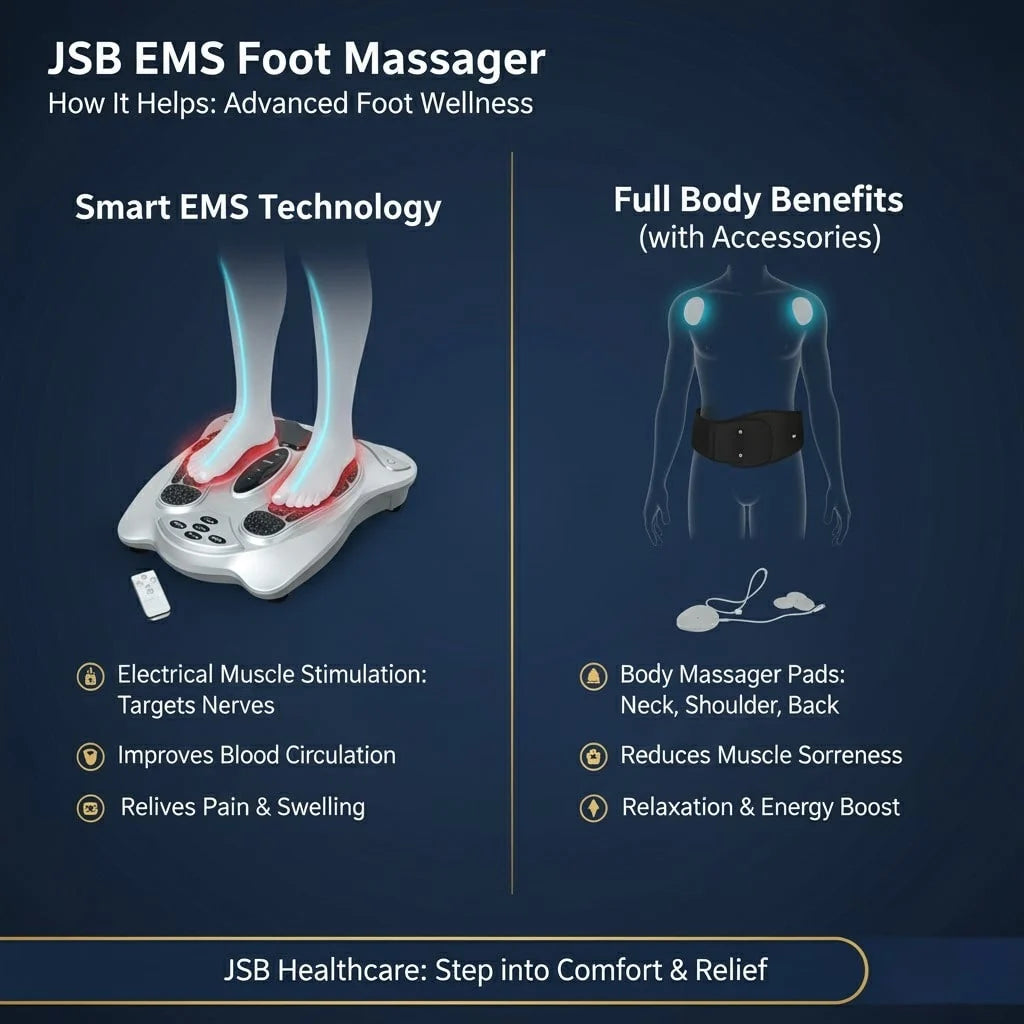 Benefits of JSB EMS foot massager