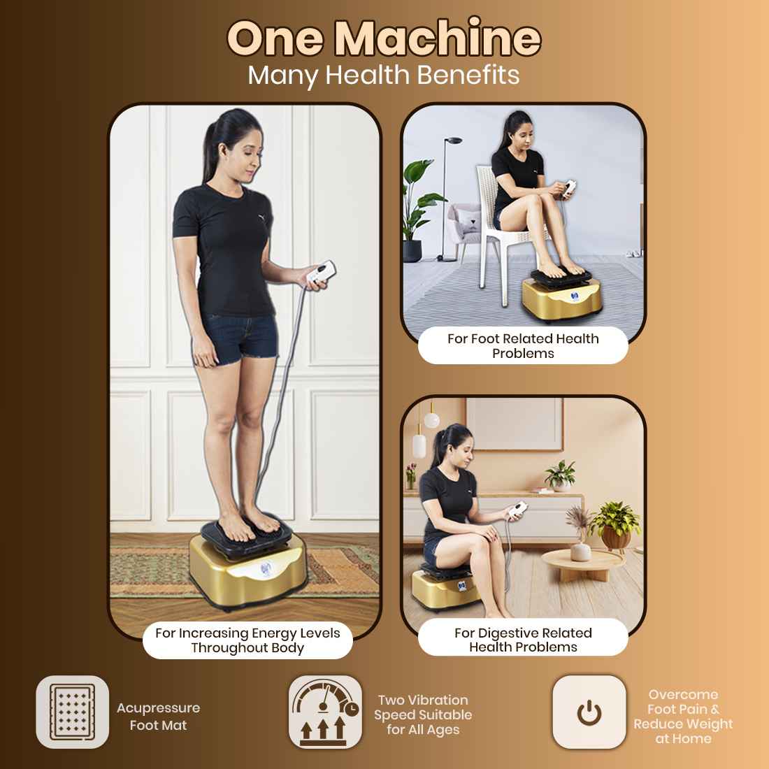 Health benefits of JSB HF91 Blood Circulation Machine Foot Massager for daily wellness
