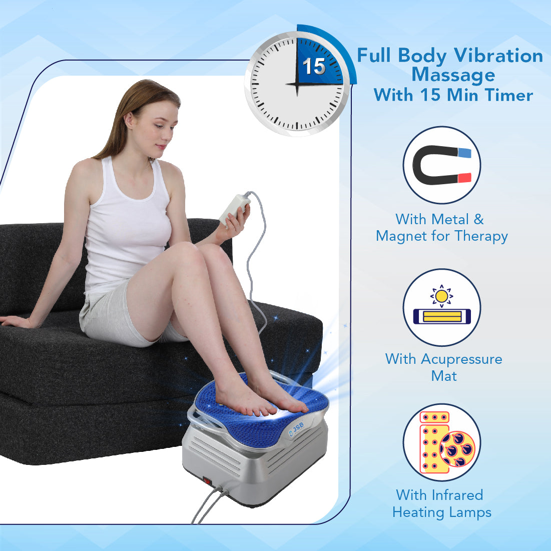 body vibration machine with timer