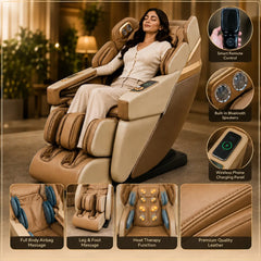 Massage Chair Heavy Duty Zero Gravity JSB MZ27 for Home Customizable with Heating Music Bluetooth