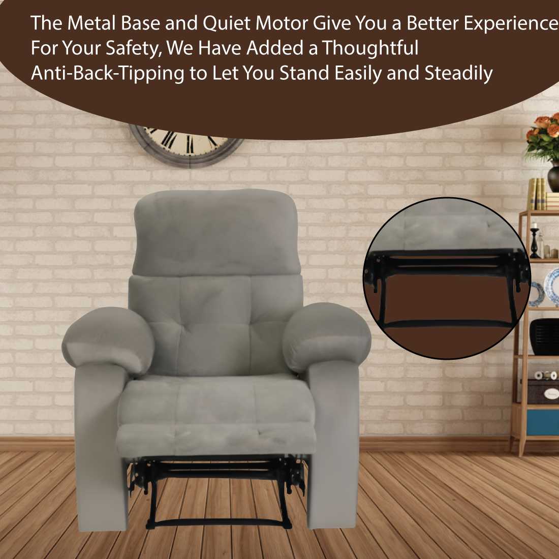 Single Recliner Sofa Buy JSB RS01 Online at Best Price – JSB