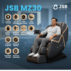 JSB MZ30 Body Relax Machine for Home Full Body Massager (Brown)