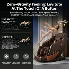 JSB MZ32 4D+ Massage Chair For Full Body - AI Body Scan - Robot Massage Hand