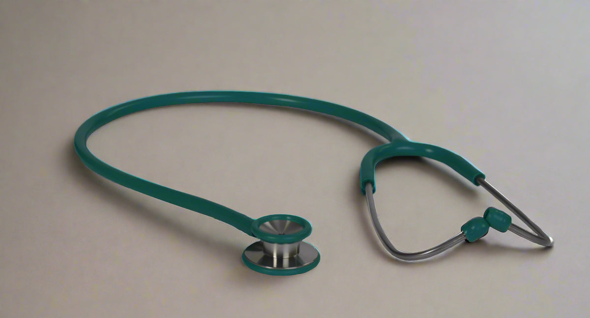 Stethoscope for Doctors with Stainless Steel Chest piece and Heavy Long Lasting Silicon Tube JSB S03 (Black)