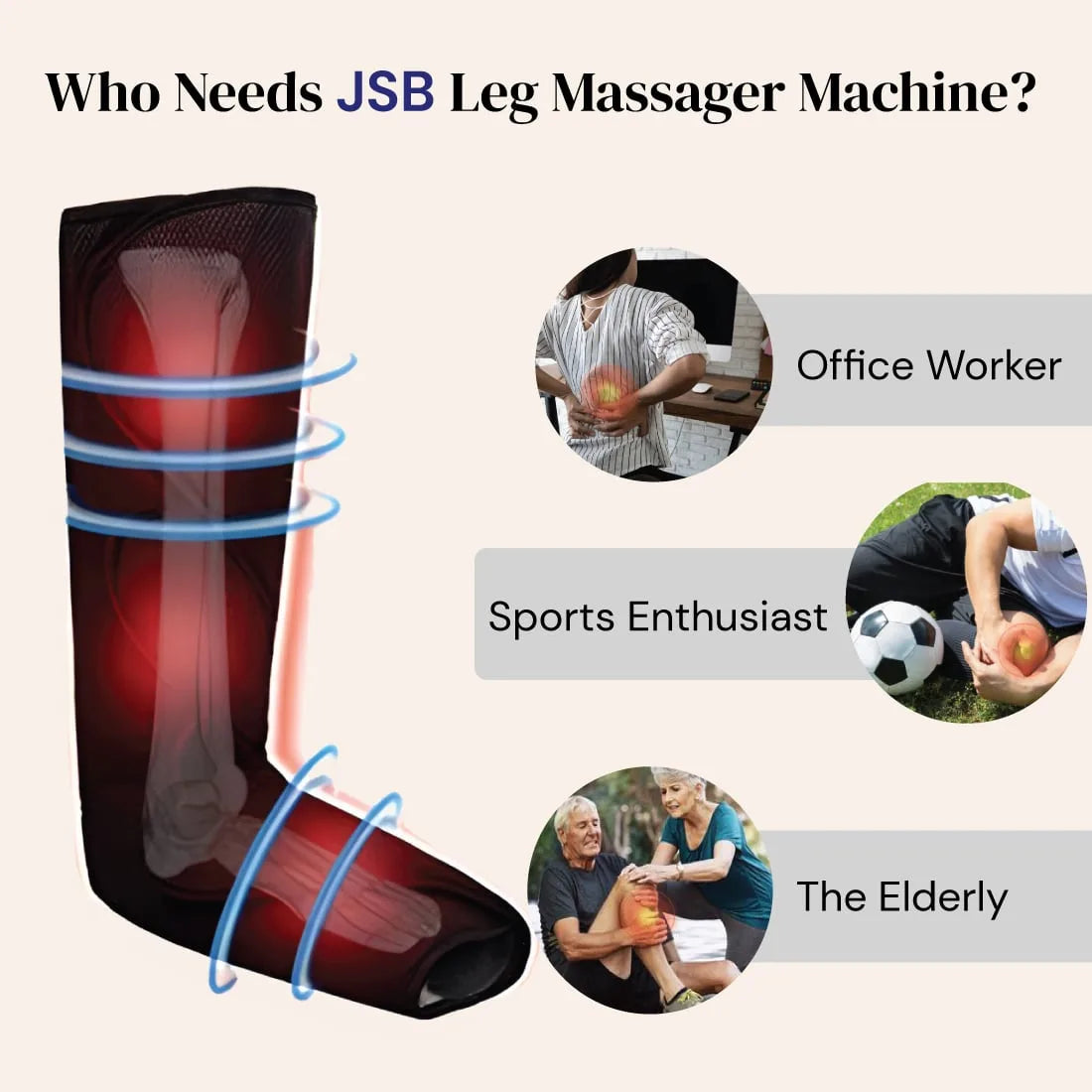 Who needs JSB leg massager machine