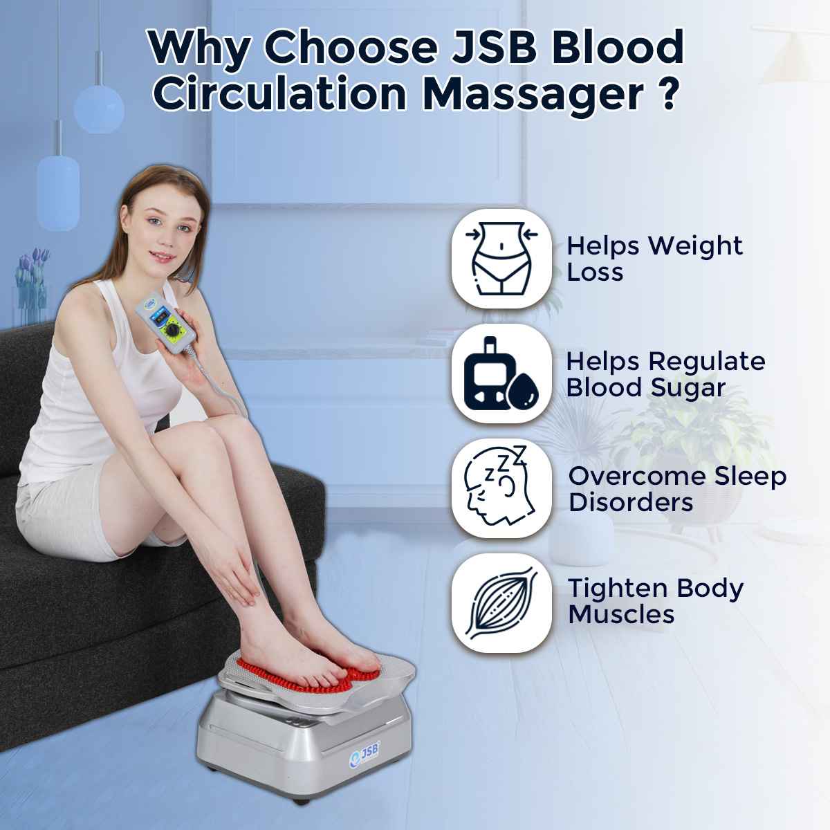 why choose jsb blood circulation machine massager