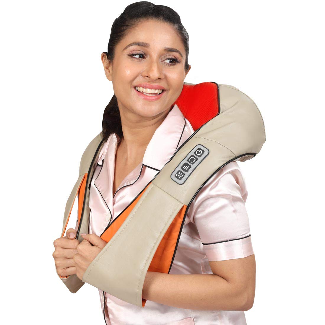 JSB HF71 Neck massager with JSB H04 Neck Heating Pad combo