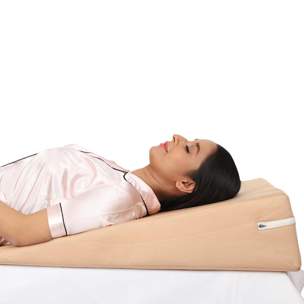 Triangle pillow clearance for back pain