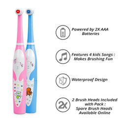JSB HF128 Kids Electric Power Toothbrush with Music