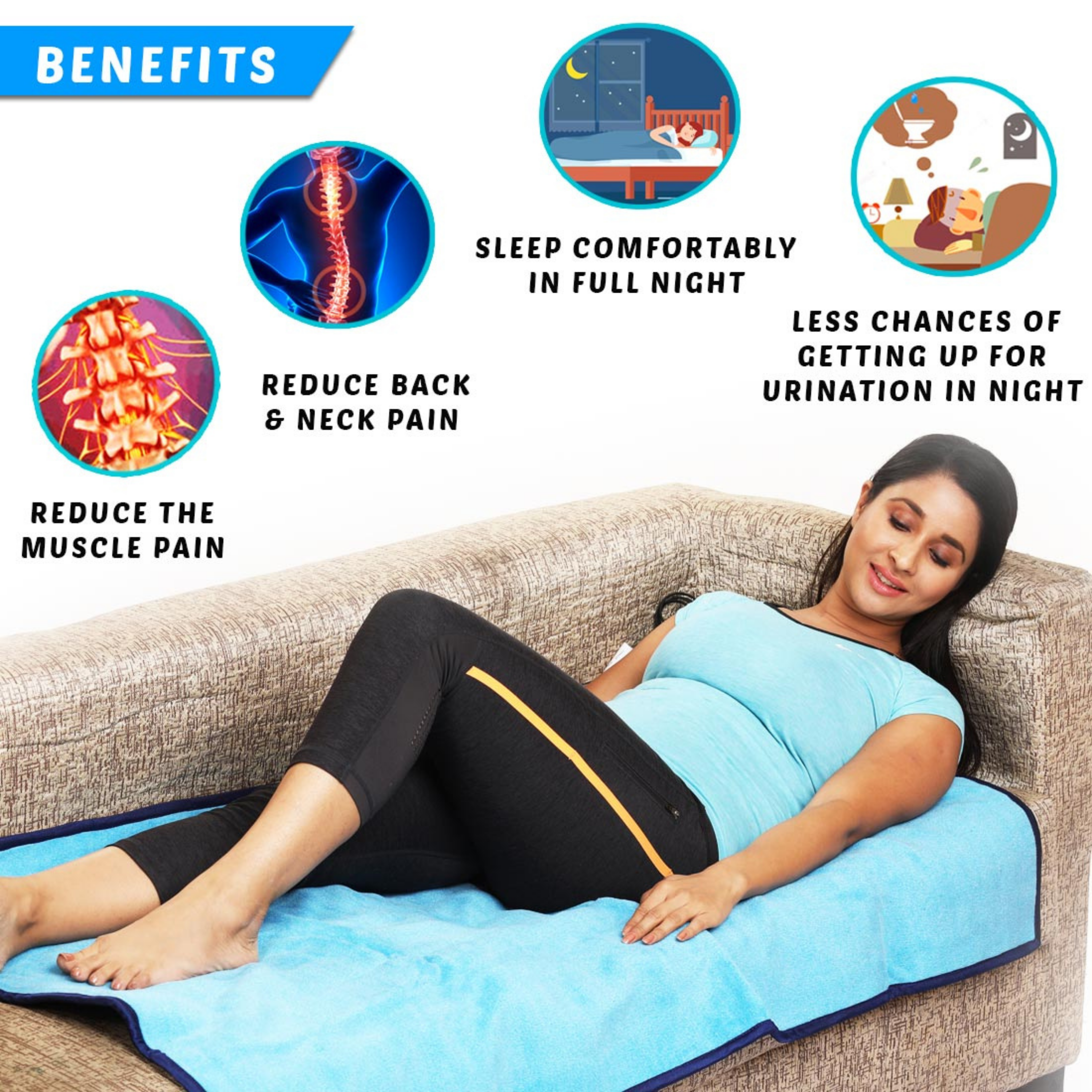 JSB H01 Electric Heating Blanket Underlay for Single